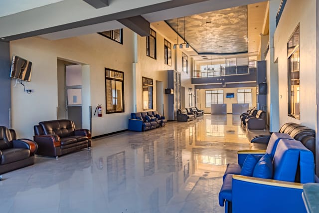 Bochi Hospital main entrance and reception area with modern design and welcoming atmosphere