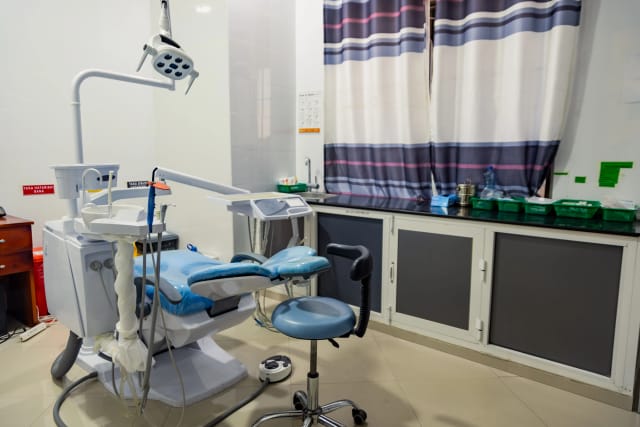 Patient ward with comfortable beds and modern healthcare amenities